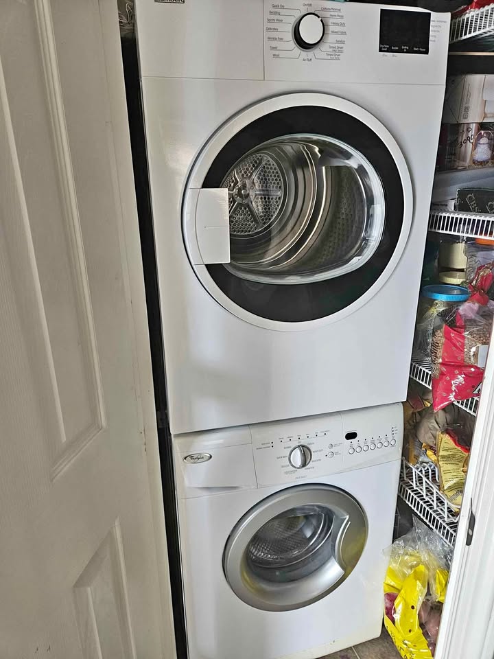 Stacked Washer Dryer Set